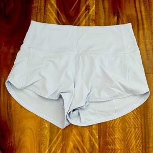 Lululemon speed shorts high rise
